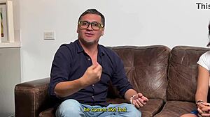 Saralatina's sensual encounter with Primiciax Juan Bustos in anime