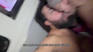 Bearded Man Sucks 41 Cocks