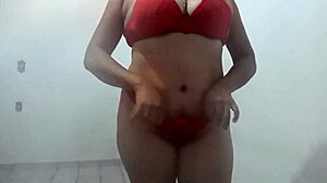 Hot and sexy Latina women dancing and teasing