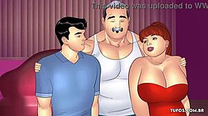 The chubby girl addicted to sex with the company of hot girls