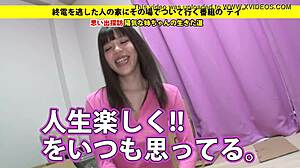 Asian amateur gives blowjob with toys.