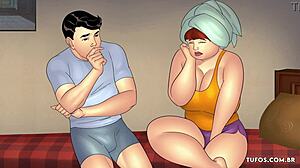 The chubby girl addicted to sex with the company of hot girls