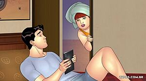 The chubby girl addicted to sex with the company of hot girls