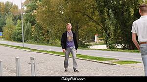 Twink house tour turns into bareback adventure