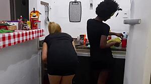 Caught Fucking At Work! Blonde Latina Orgasms On Monster Cock!