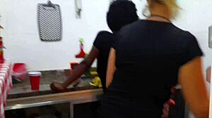 Caught Fucking At Work! Blonde Latina Orgasms On Monster Cock!