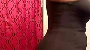 Gordita puta y caliente bailando intensamente para mi