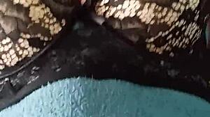 Estrenando La Lenceria Usada Que Me Regalo Mi Tia