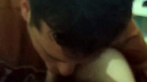 Amateur Gay Slut Sucks My Cock in Detailed Blowjob Session