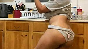 Anna Maria Mature Latina Dancing And Doing Dishes Part Iii