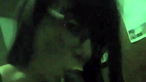 I saw Travesti Chriss sucking Chacal's dick.