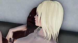 Interracial Workout Features Cum, Creampie, Facial, and Double Penetration