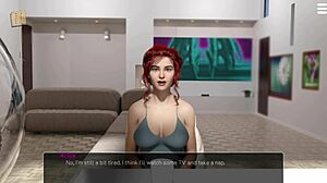Big tits and ass get dominated in maledom scene