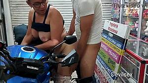 Caught Behind Bars in Mature Masturbation Scene