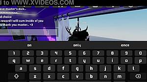 Roblox master trains new slutty slave!