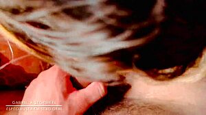 Gabriela stokweel deepthroats monster cock and swallows cum in mouth