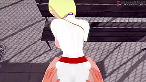 Watch Power Girl fucking Superman naked in this fantasy.