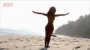 Sexy Brazilian Babes Andressa Fabiana Dani Show Off Bellies For Daddy In Detailed Scenes