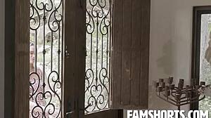 teen babysitter chloe rose handles isiah maxwell's huge bbc