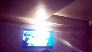 mexican couple staying in a hotel room