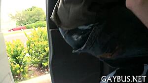 Raw gay sex clips showing intense fucking and sucking in different positions