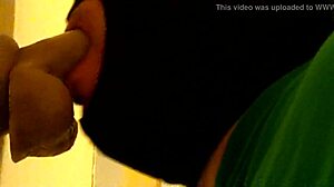 Gay Guy In Hood Deepthroating A Dildo