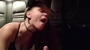 Shadebunny's sensual kitty's buttplug and blowjob BDSM scene