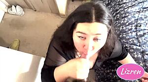 He leaves my face full of cum after intense fucking.