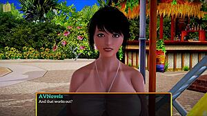 my new family cartoon featuring brunette with big tits and ass, erotic game with small tits scenes