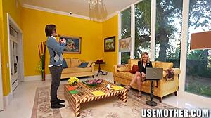 Big-boobed amateur Tyler Cruise has sex for a vote in Charlie Forde reality show