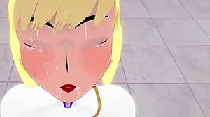 Power Girl free POV with Superman in full fantasy