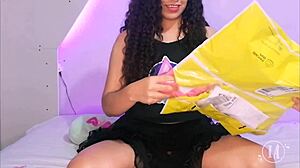 Cute Latina Tries On New Lingerie in Sexy Haul