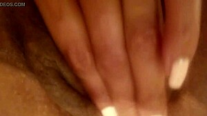 Sexy Ebony Babe's Wet Pussy Squirt in Morning Masturbation.