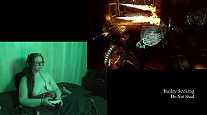 Naked Deadspace play through part 9 with big tits