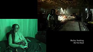 Naked Deadspace play through part 9 with big tits