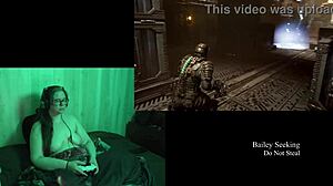 Naked Deadspace play through part 9 with big tits