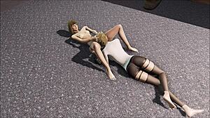 Lesbians in a post-apocalyptic world in Fallout 4 with Animepussy and Anime pussy