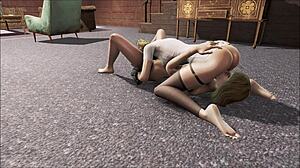 Fallout 4 features katsu and emogene in suggestive lesbian hentai action