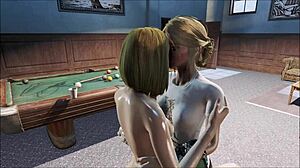 Fallout 4 features katsu and emogene in suggestive lesbian hentai action