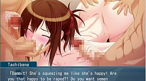 i make the beautiful teacher with glasses obey me in bondage gangbang part 3