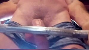 working out and stroking my big cock. do i cum multiple times?