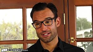 Can cute ebony step-daughter seduce her step-dilf today?