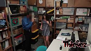 Lily Adams bends over for sucking and doggystyle fucking in porn scene