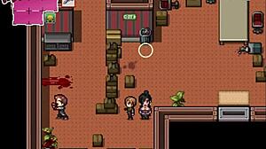 big tits milf bends over for monster cock in hentai zombies retreat part 12