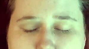 Amateur Receives Cum Dumped On Her Face