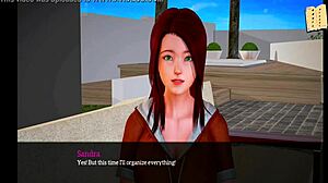 my new family 282: brunette's big tits excite