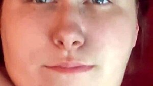 Amateur Receives Cum Dumped On Her Face