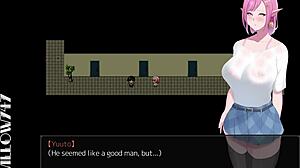 Hentai-style RPG with sexy elf in modern world