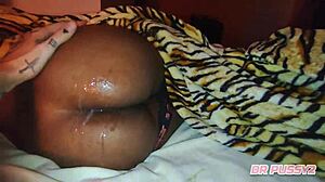 lover fills angolan ebony with cum for cuckold to see