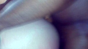 intense threesome with girlfriend and white tranny bitch